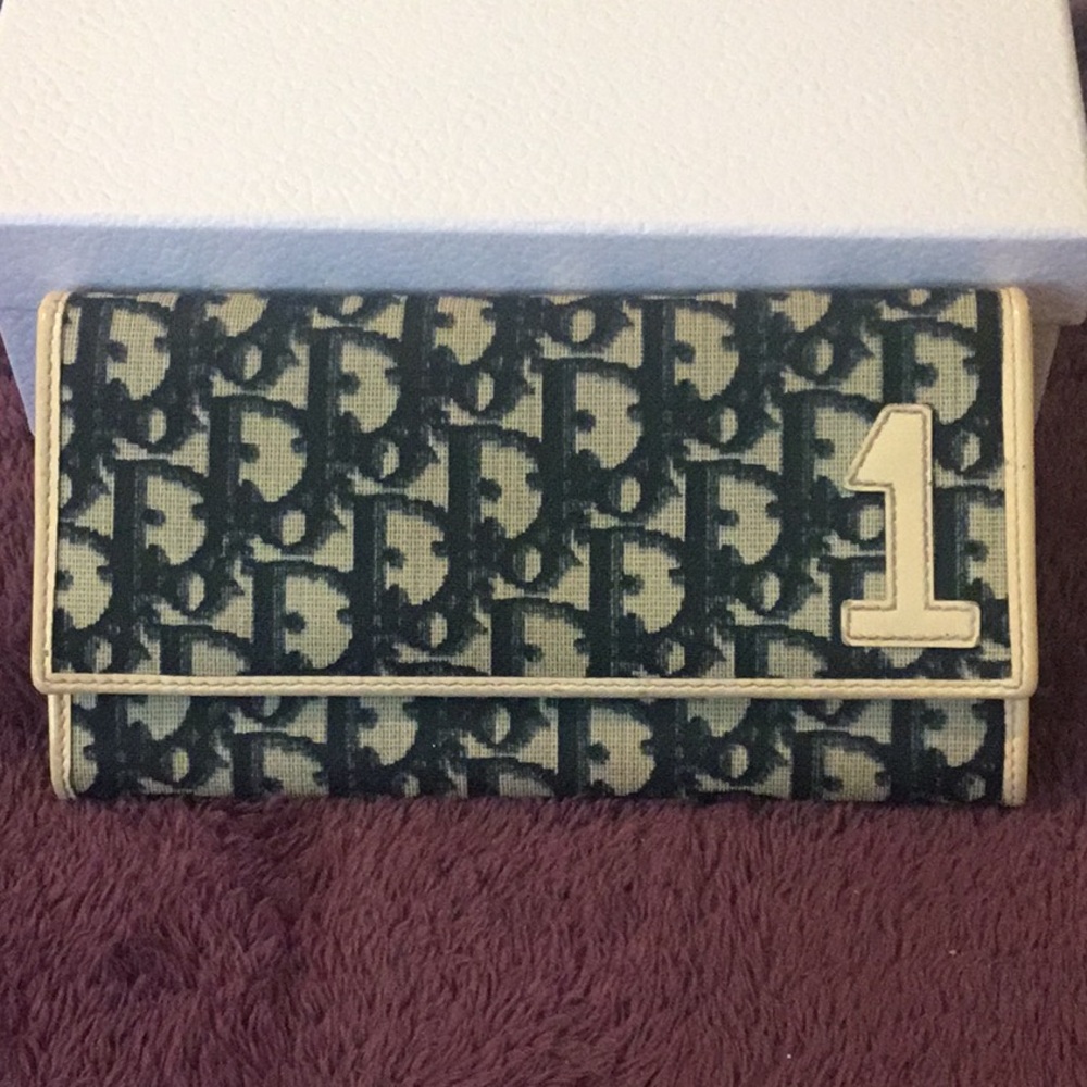 Vintage Authentic Dior Trotter Wallet